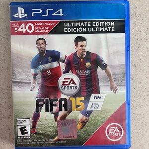 FIFA 15 PS4 Game - Blue Case